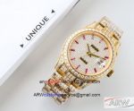 UF Factory - 2018 Fully Iced Out Rolex Day Date 2 Gold Replica Watches 41mm